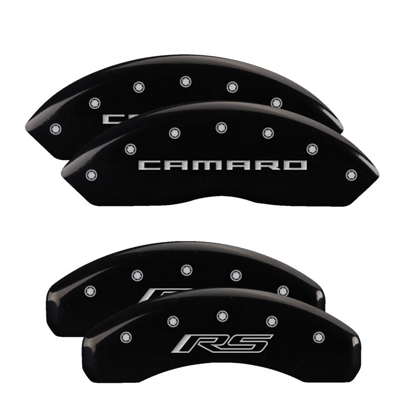 MGP 4 Caliper Covers Engraved Front & Rear MGP Black finish silver ch-thumbmail-3