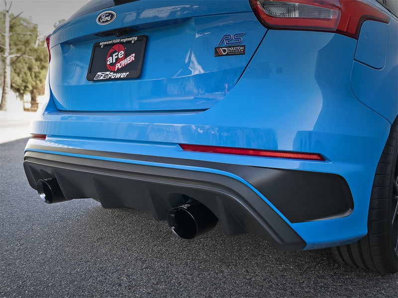aFe Takeda 3in 304 SS Cat-Back Exhaust System w/ Black Tips 16-18 Ford Focus RS I4-2.3L (t)-thumbmail-4