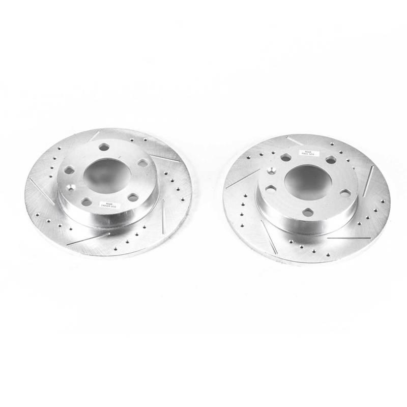 Power Stop 02-06 Audi A4 Rear Evolution Drilled & Slotted Rotors - Pair-thumbmail-2