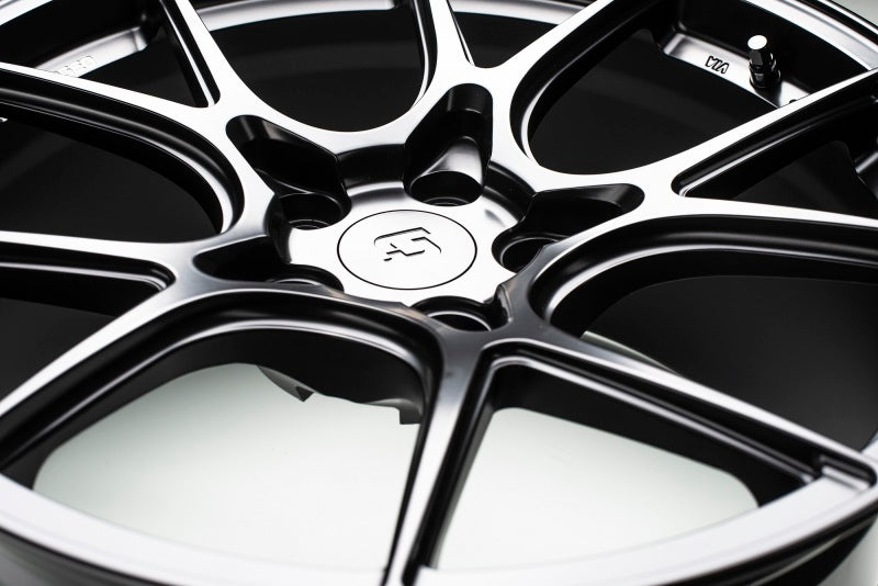 Titan 7 T-CS5 18x9.5 5x114.3 +40 Offset / 73 CB Machine Black Wheel (Hub Ring Req.)-thumbmail-11