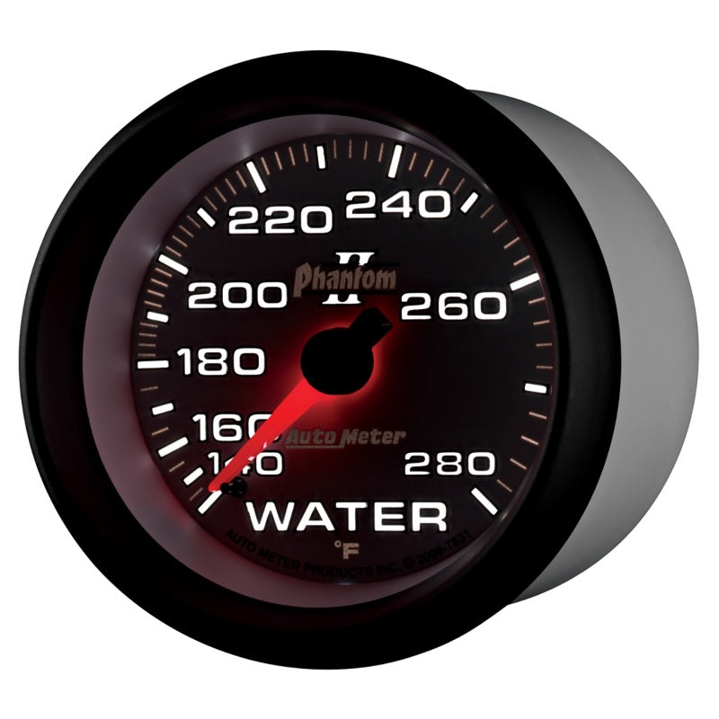 Autometer Phantom II 2-5/8in 140-280 Degree F Mechanical Water Gauge-thumbmail-5