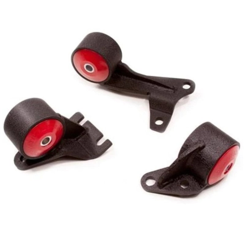 Innovative 88-91 Civic D-Series Black Steel Mounts 95A Bushings (Wagon 4WD Cable)-thumbmail-1