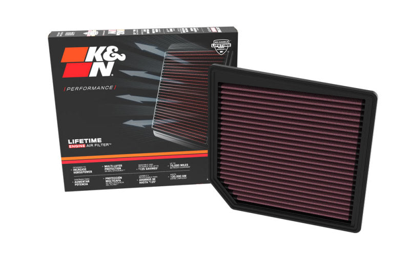 K&N 22-23 Maserati Ghibli L4-2.0L Replacement Air Filter-thumbmail-4