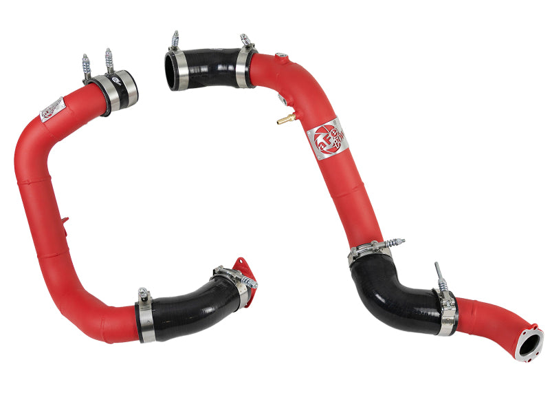 aFe Bladerunner 2.25in & 2.5in Intercooler Tubes Hot & Cold 16-18 Honda Civic I4-1.5L (t) - Red-thumbmail-1