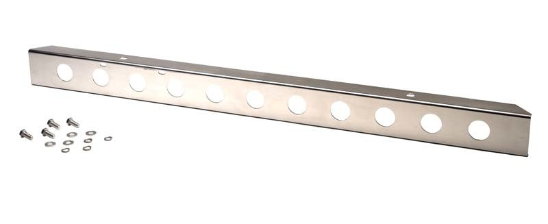 Kentrol 87-95 Jeep Wrangler YJ 54 Inch Front Bumper with holes - Polished Silver-thumbmail-1