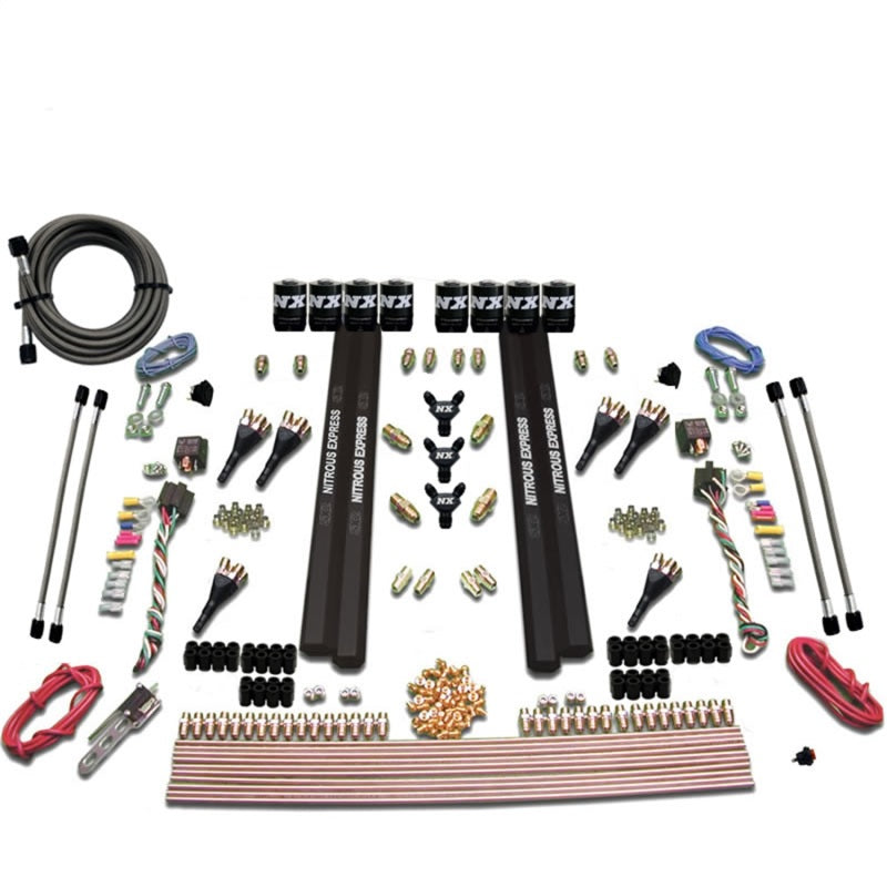 Nitrous Express 6 Cyl SX2 Dual Stage Nozzle Nitrous Kit (150-750HP) w/o Bottle-thumbmail-2
