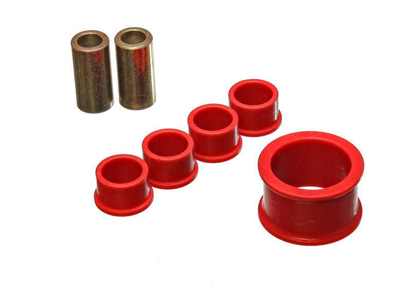 Energy Suspension 02-09 Nissan 350Z / 03-07 Infiniti G35 Coupe Red Rack and Pinion Bushing Set-thumbmail-3