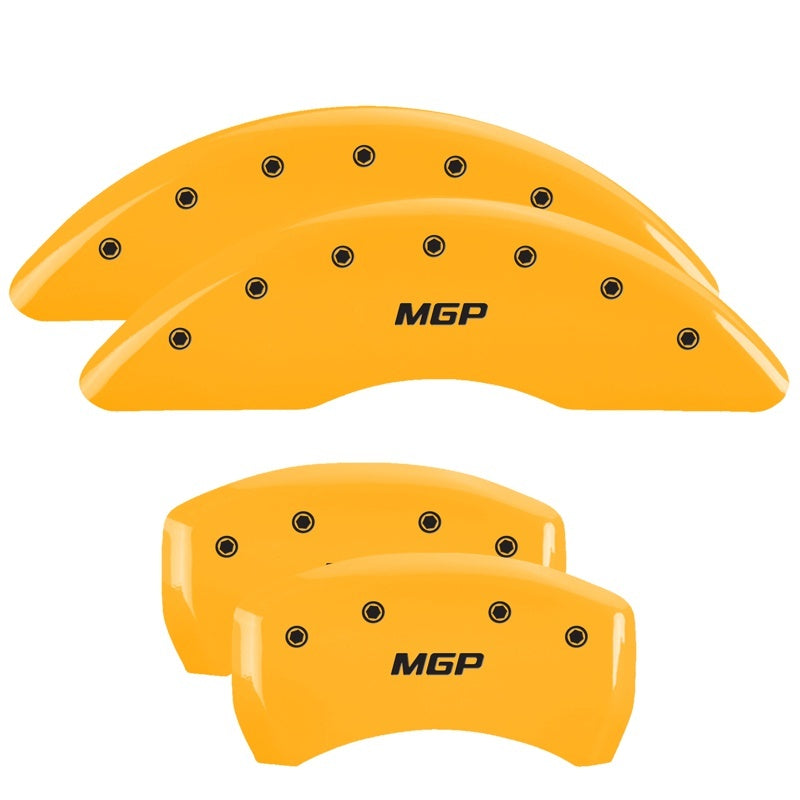MGP 4 Caliper Covers Engraved Front & Rear MGP Yellow finish black ch-thumbmail-2