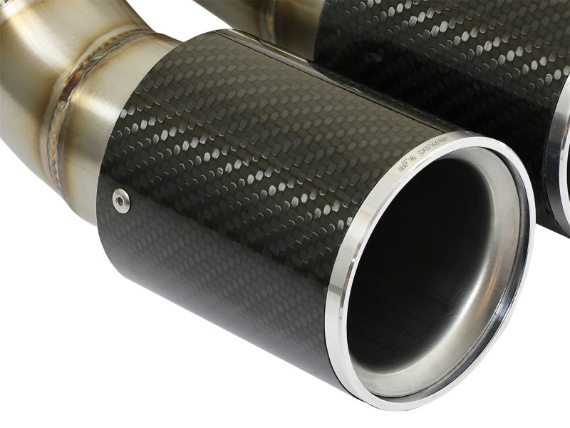 aFe Power 13-14 Porsche Cayman S / Boxster S Carbon Fiber Exhaust Tip Upgrade-thumbmail-8