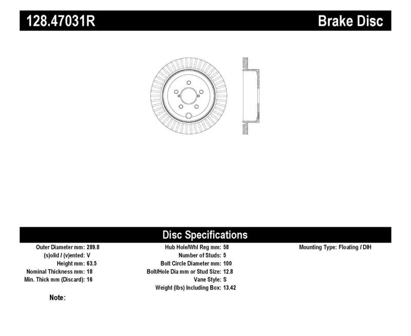 StopTech Drilled Sport Brake Rotor-thumbmail-4
