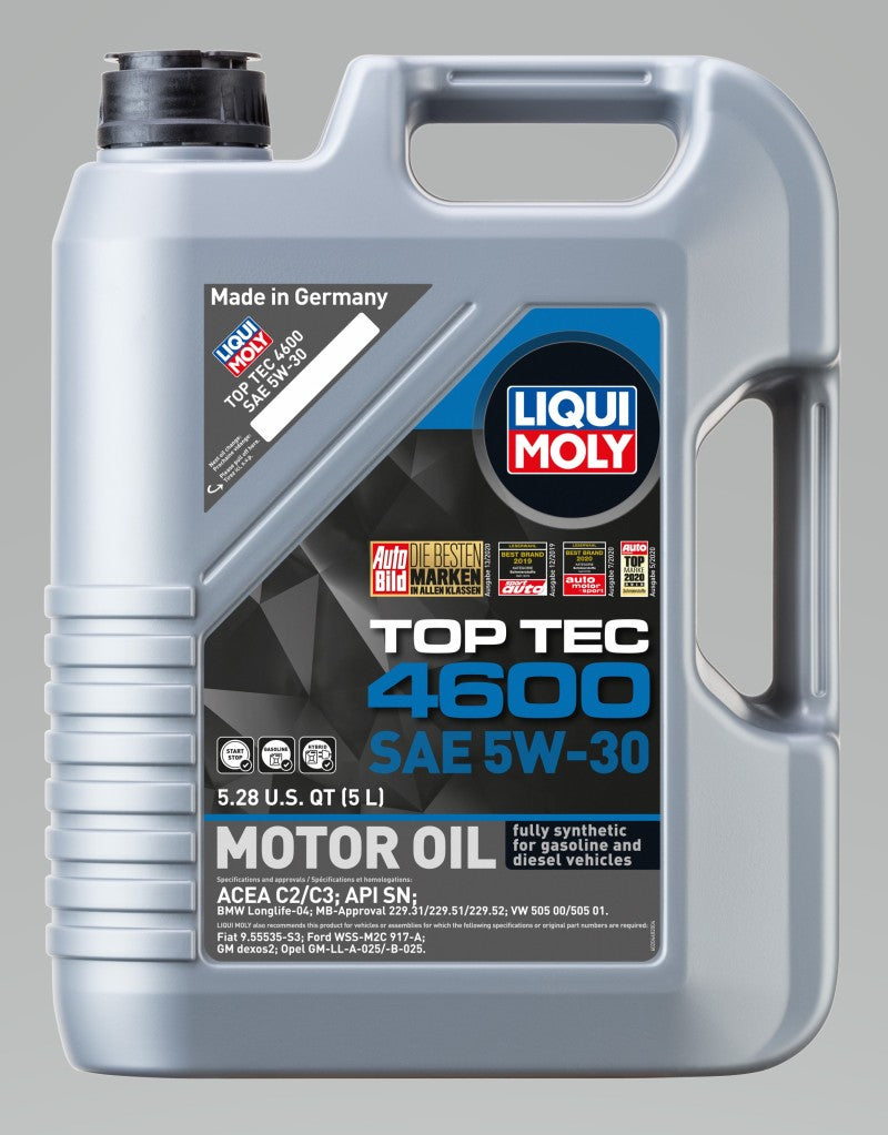 LIQUI MOLY 5L Top Tec 4600 Motor Oil 5W30-thumbmail-2