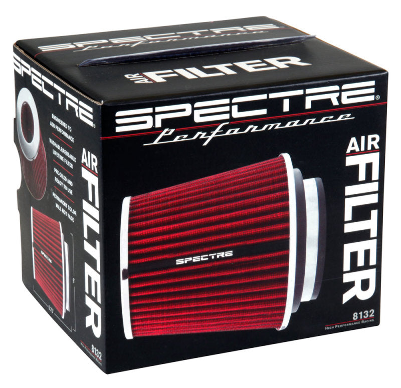 Spectre Adjustable Conical Air Filter 5-1/2in. Tall (Fits 3in. / 3-1/2in. / 4in. Tubes) - Red-thumbmail-19