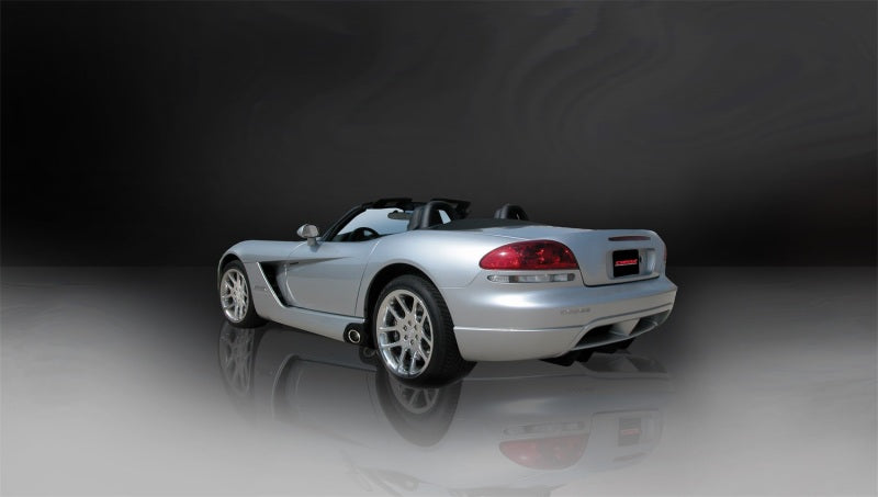 Corsa 03-10 Dodge Viper 8.3L Polished Sport Cat-Back Exhaust (3in Inlet for Use w/ Hi-Flow Conv.)-thumbmail-4