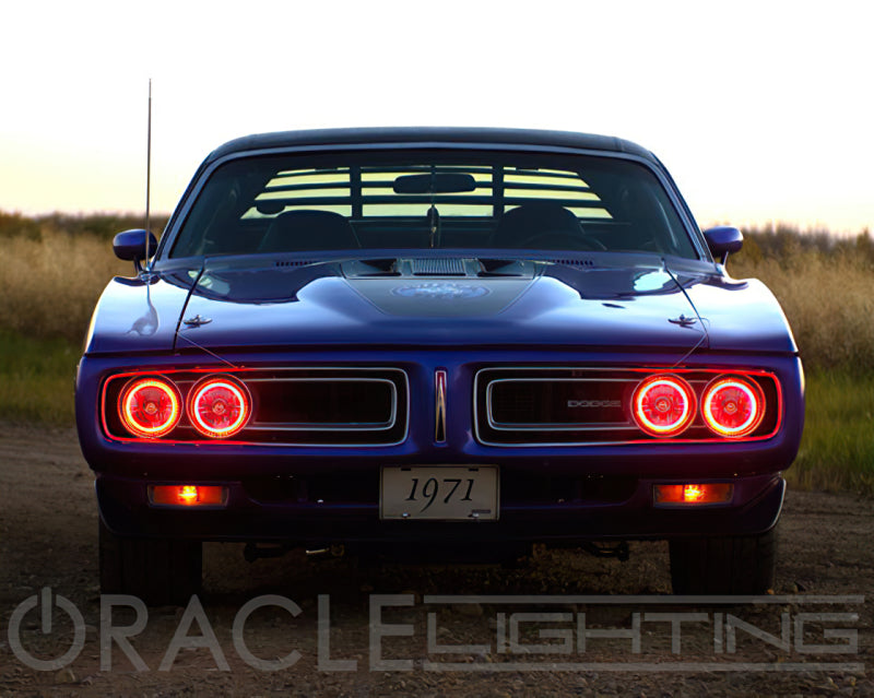 Oracle Pre-Installed Lights 5.75 IN. Sealed Beam - Red Halo-thumbmail-7