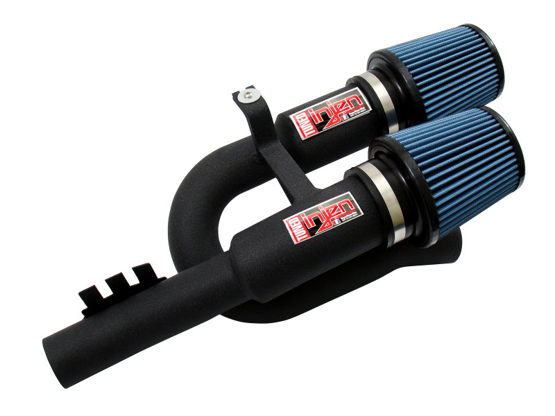 Injen 07-09 335i E92 / 08-09 135i E82 3.0L L6 Twin intake Wrinkle Black Short Ram Intake-thumbmail-3
