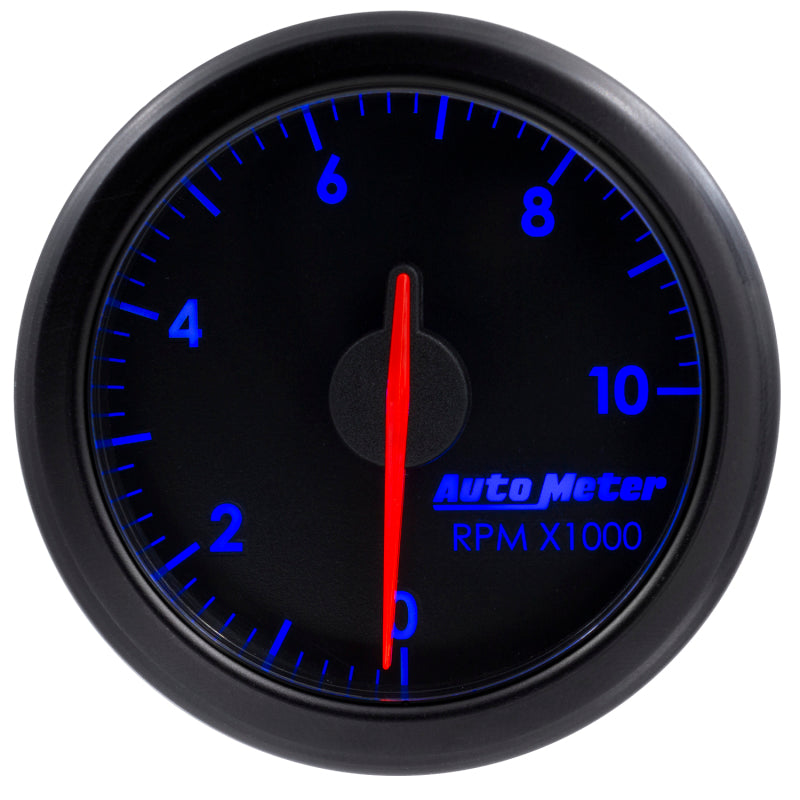 Autometer Airdrive 2-1/6in Tachometer Gauge 0-10K RMP - Black-thumbmail-5