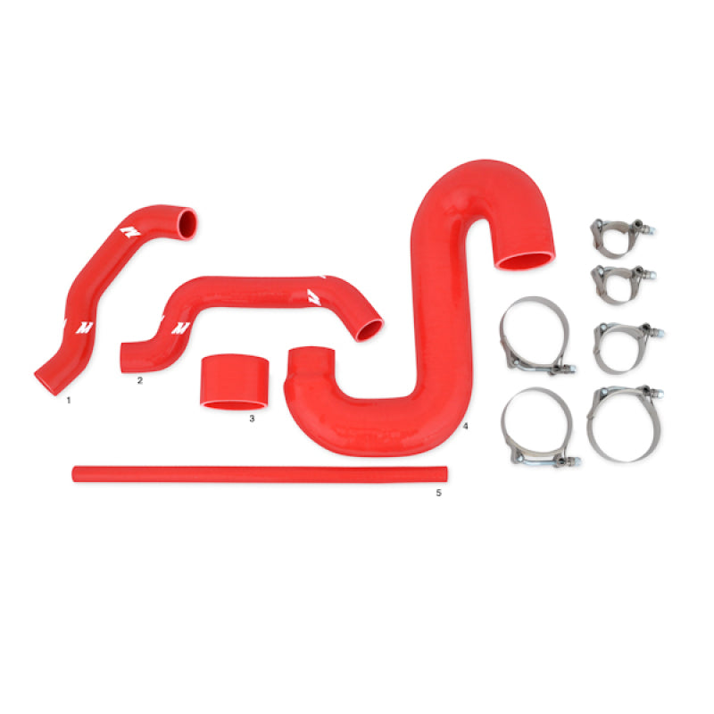 Mishimoto Subaru 02-07 WRX/04-07 STi Top-Mount Intercooler Kit - Powder Coated Silver & Red Hoses-thumbmail-23