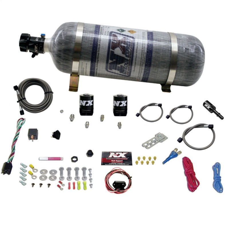 Nitrous Express Dodge Hemi/SRT8 Single Nozzle Fly By Wire Nitrous Kit (35-150HP) w/Composite Bottle-thumbmail-2