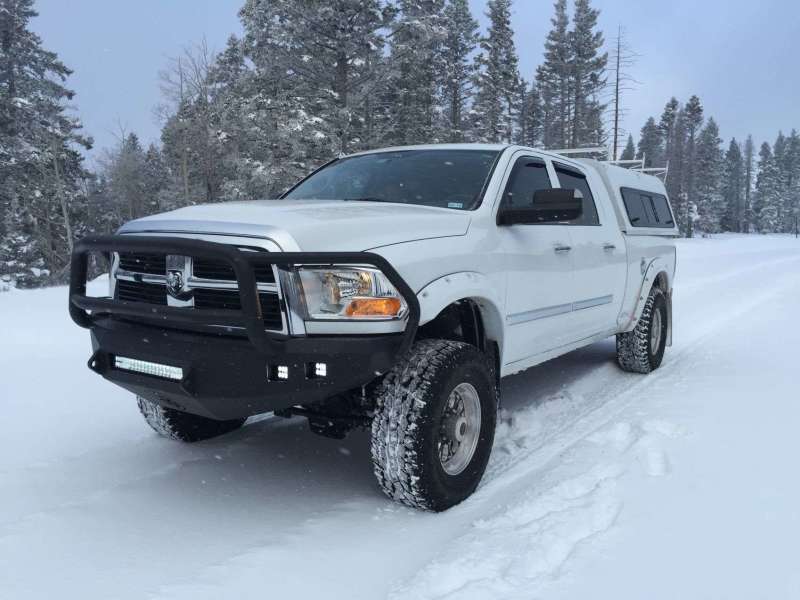 Road Armor 10-18 Dodge 2500 iDentity Front Bumper Components - Center Section Smooth - Raw-thumbmail-1