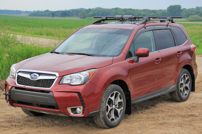 Rally Armor 14-18 Subaru Forester Black Mud Flap w/ Grey Logo-thumbmail-5