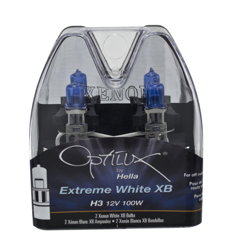 Hella Optilux H3 12V / 100W Xenon White XB Light Bulb-thumbmail-24