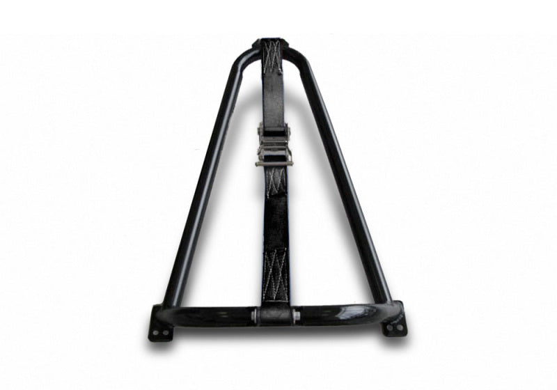 N-Fab Bed Mounted Tire Carrier Universal - Tex. Black - Black Strap-thumbmail-3