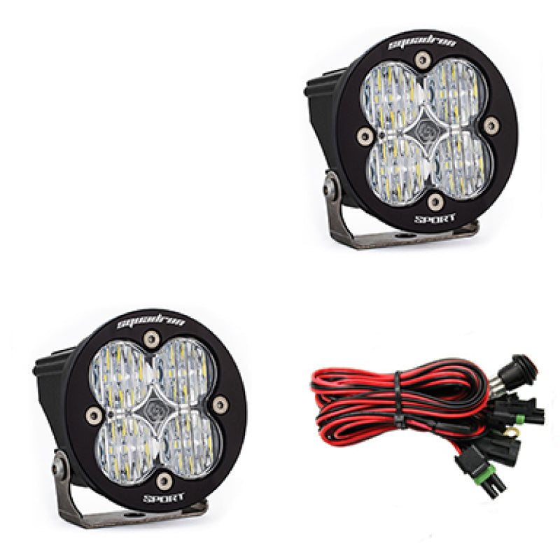 Baja Designs Squadron R Sport Wide Cornering Pair LED Light Pods - Clear-thumbmail-1