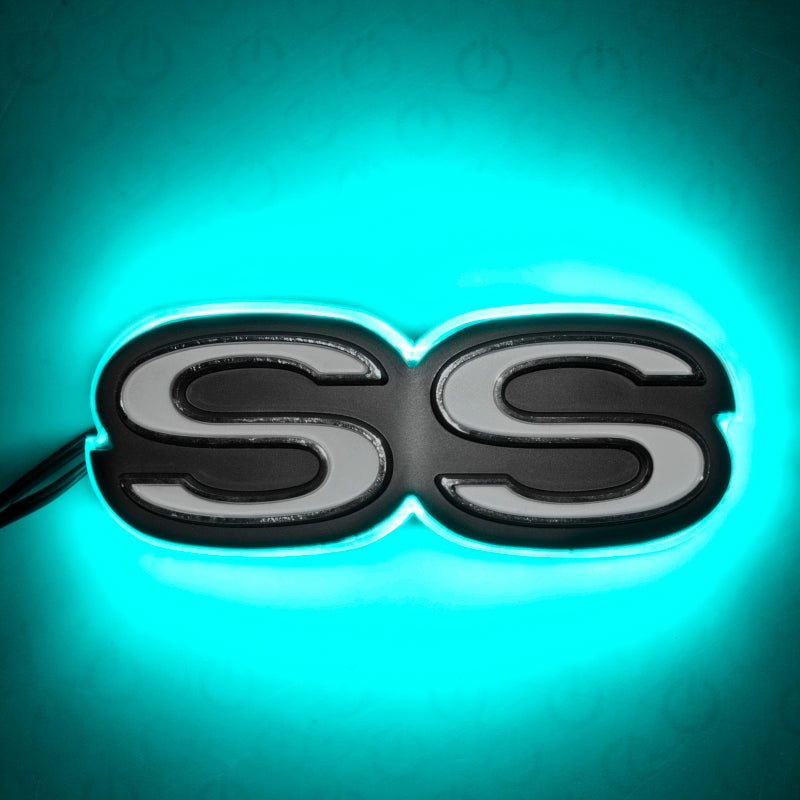 Oracle Chevrolet Camaro SS Illuminated Emblem - Aqua-thumbmail-7