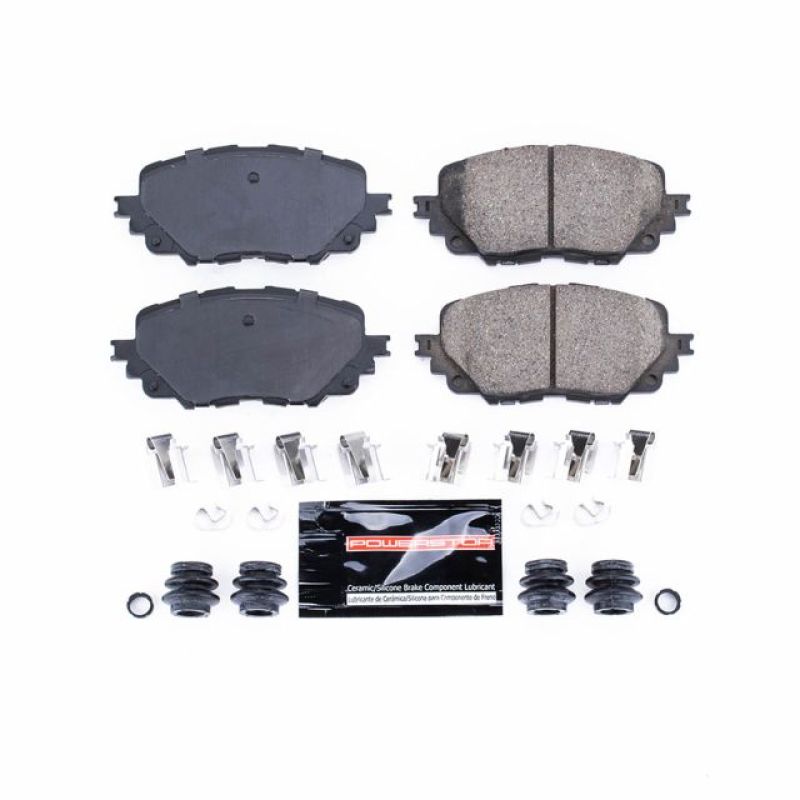 Power Stop 17-19 Fiat 124 Spider Front Z23 Evolution Sport Brake Pads w/Hardware-thumbmail-1