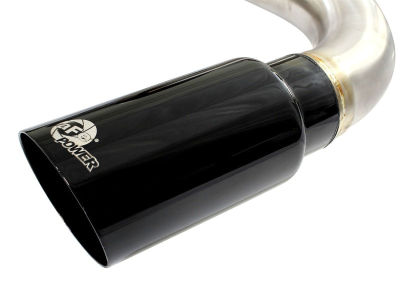 aFe MACHForce XP SS-304 Black Tip 2.5in Dia Axle Back Exhaust 12-15 BMW 335i (F30) 3.0L (t)-thumbmail-9