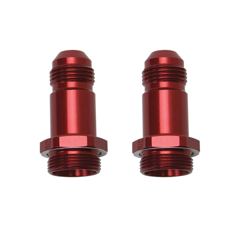 Russell Performance -8 AN Carb Adapter Fittings (2 pcs.) (Red)-thumbmail-9