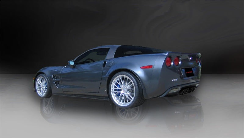 Corsa 06-13 Chevrolet Corvette C6 Z06 7.0L V8 Black Sport Cat-Back Exhaust-thumbmail-7