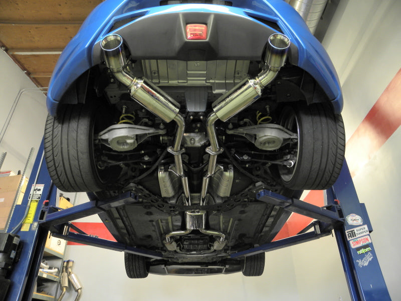 Injen 09-20 Nissan 370Z Dual 60mm SS Cat-Back Exhaust w/ Built In Resonated X-Pipe-thumbmail-5