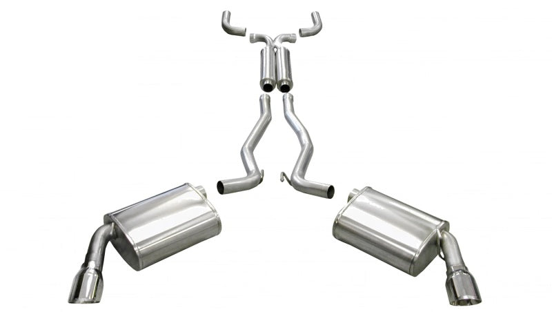 Corsa 10-14 Chevrolet Camaro Coupe SS 6.2L V8 Auto Polished Sport Cat-Back + XO Exhaust-thumbmail-2