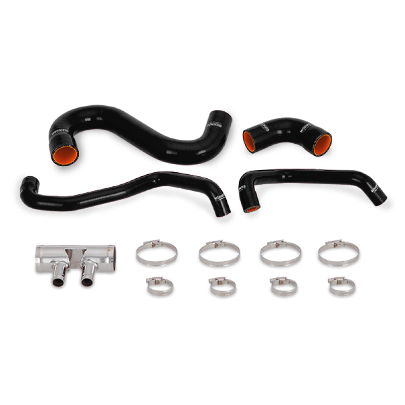Mishimoto 2015+ Ford Mustang GT Silicone Lower Radiator Hose - Black-thumbmail-2