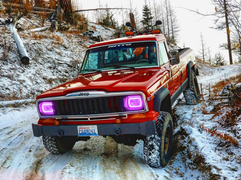 Oracle Pre-Installed Lights 7x6 IN. Sealed Beam - ColorSHIFT Halo-thumbmail-13