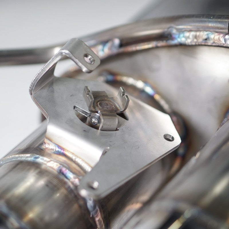 Stainless Works 18+ Ford Mustang GT Redline Cat-Back Performance Connect H-Pipe w/ Active Valves-thumbmail-12