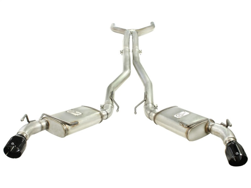 aFe MACHForce XP Exhaust 3in Stainless Stee CB/10-13 Chevy Camaro V8-6.2L (td) (gloss blk tip)-thumbmail-8
