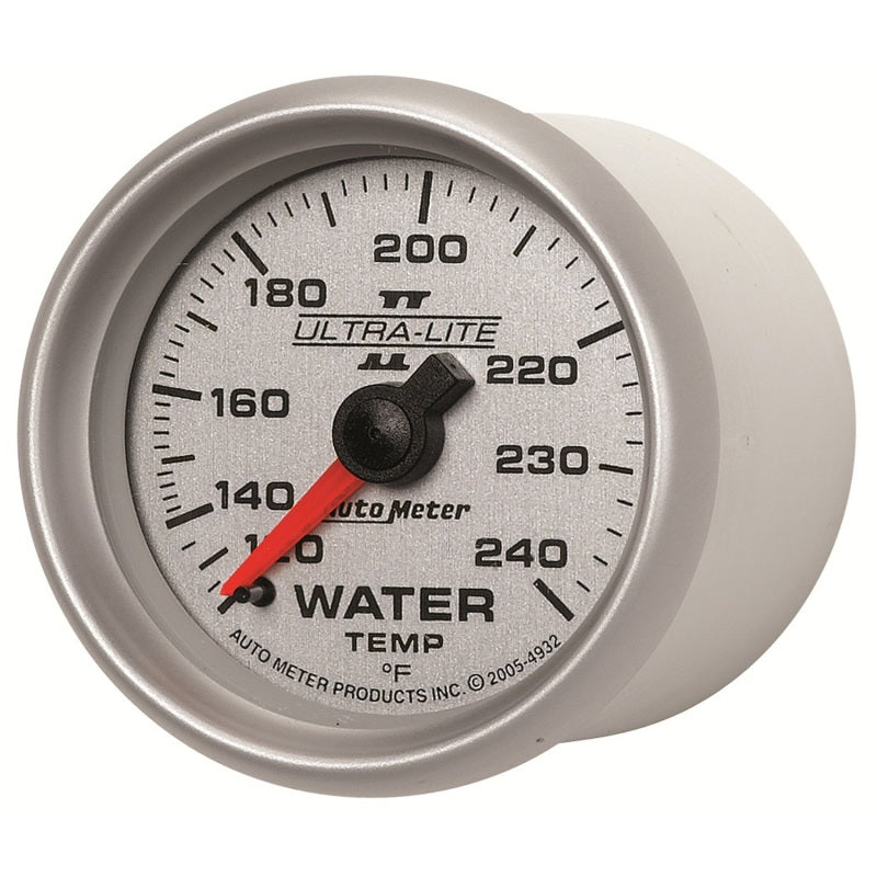 Autometer Ultra-Lite II 52mm 120-240 Deg F Mechanical Water Temp Gauge-thumbmail-4