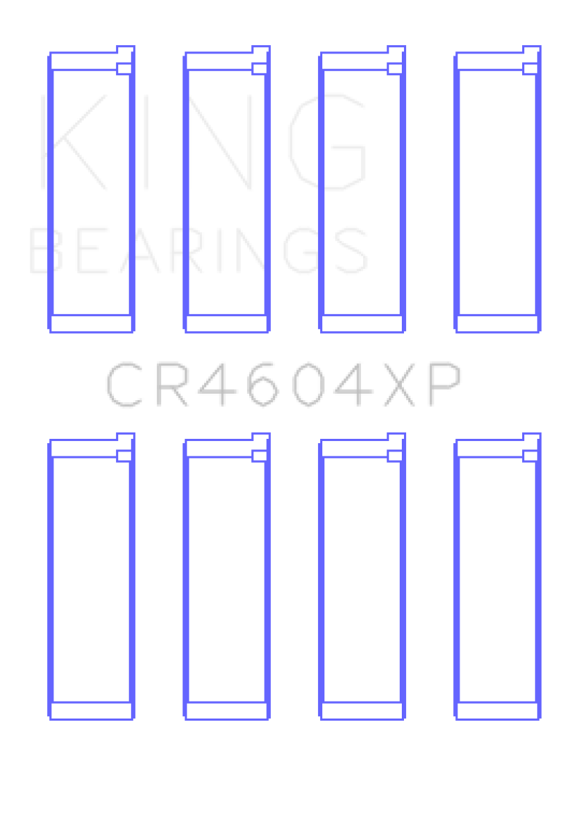 King 07-09 Mazdaspeed 3 L3-VDT MZR DISI (t) Duratec High Performance Rod Bearing Set - Size (0.50)-thumbmail-1