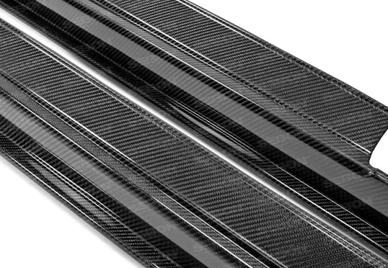 Seibon 12-13 Nissan GTR R35 SS-Style Carbon Fiber Side Skirts (Pair)-thumbmail-3