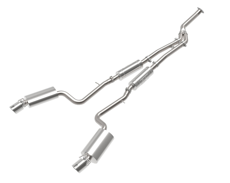aFe POWER Takeda 16-17 Lexus IS200t L4-2.0L (t) 2.5in-3in 304 SS CB Exhaust w/Polish Tip-thumbmail-1