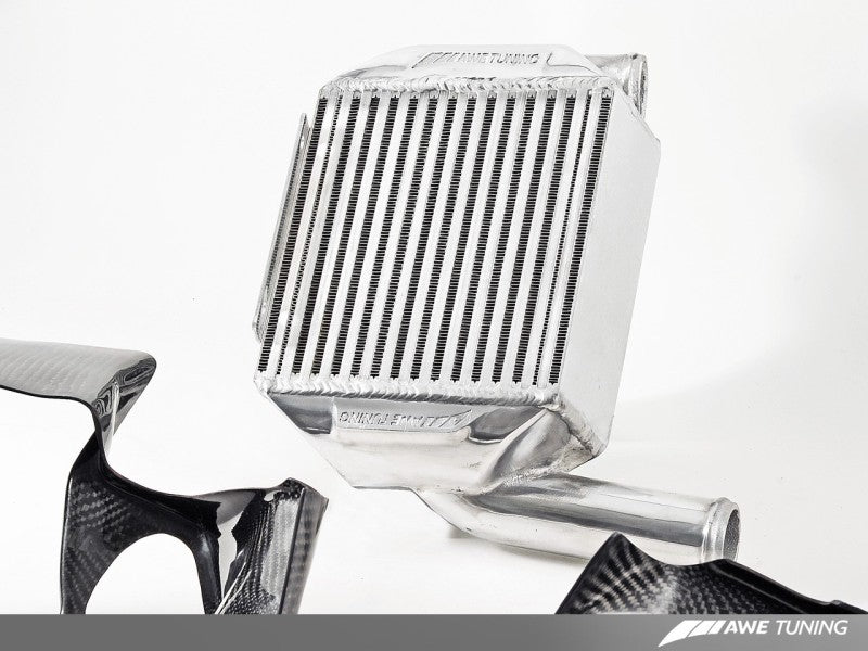 AWE Tuning Audi 2.7T Performance Intercooler Kit - w/Carbon Fiber Shrouds-thumbmail-4
