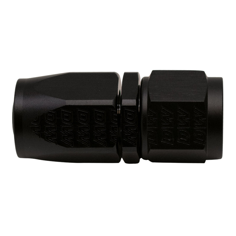 DeatschWerks 8AN Female Swivel Straight Hose End CPE - Anodized Matte Black-thumbmail-2