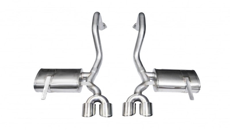 Corsa 97-04 Chevrolet Corvette C5 Z06 5.7L V8 Polished Xtreme Axle-Back Exhaust-thumbmail-2