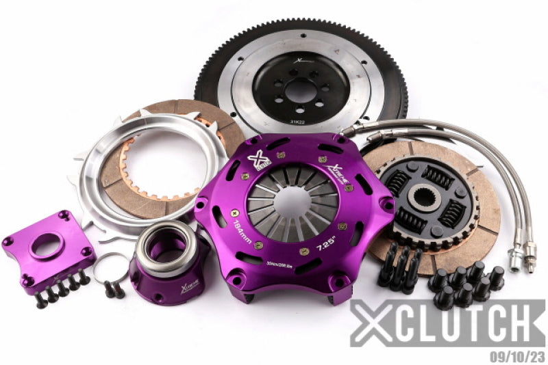 XClutch 07-17 Mitsubishi Lancer EVO X 2.0L 7.25in Twin Sprung Ceramic Clutch Kit-thumbmail-1