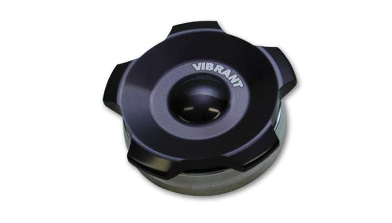 Vibrant 2.75in OD Aluminum Weld Bungs w/ Anodized Black Aluminum Threaded Cap (incl. O-Ring)-thumbmail-2