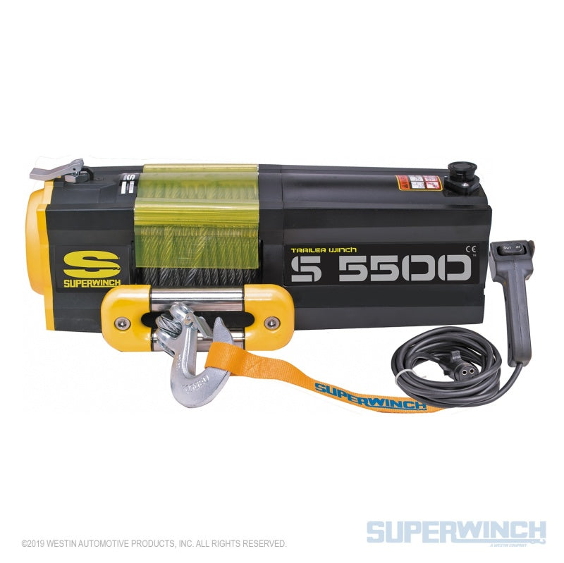 Superwinch 5500 LBS 12V DC 7/32in x 60ft Steel Rope S5500 Winch-thumbmail-13