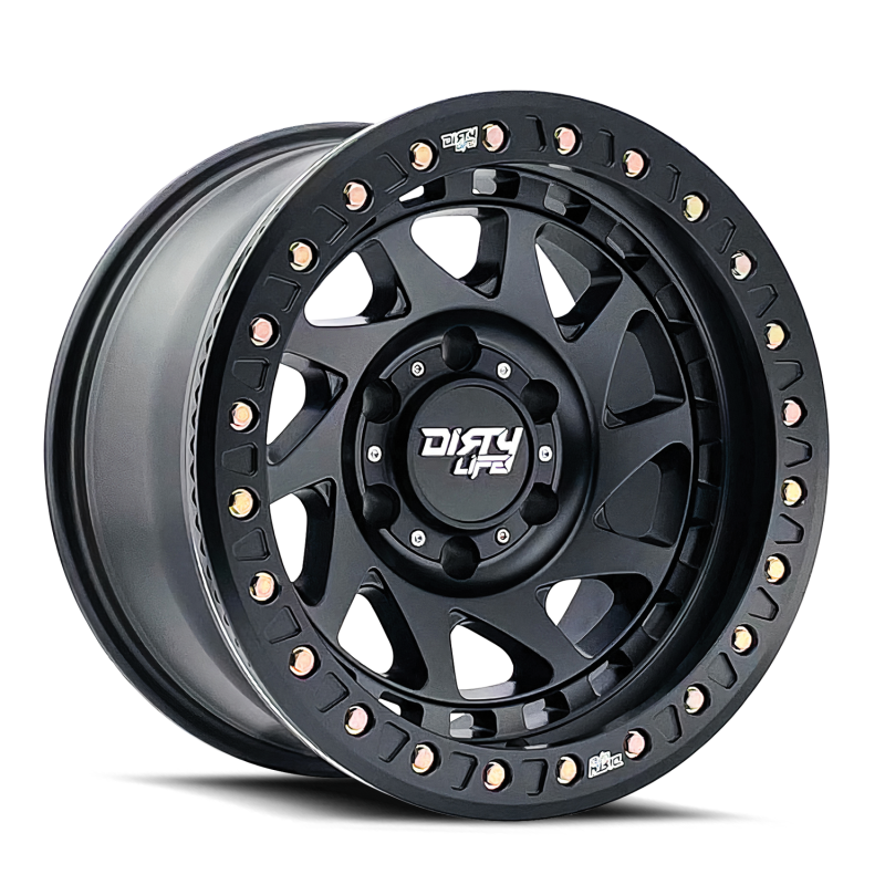 Dirty Life 9313 Enigma Race 17x9 / 6x135 BP / -38mm Offset / 87.1mm Hub Matte Black Wheel-thumbmail-3