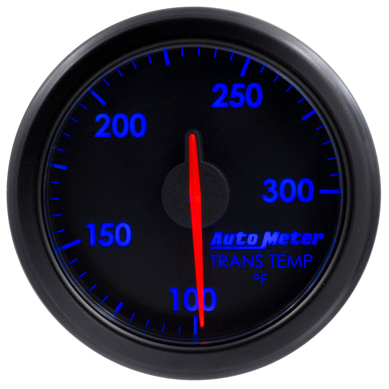 Autometer Airdrive 2-1/6in Trans Temperature Gauge 100-300 Degrees F - Black